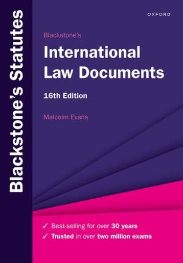 Blackstones International Law Documents 9780198932680, Boeken, Verzenden, Zo goed als nieuw