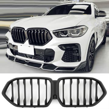 Grille Mat zwart geschikt voor BMW X6 G06 | 2018-2026