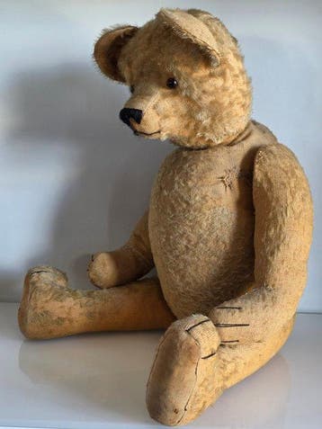 Unmarked - Teddybeer - First Half 20th Century Jointed Teddy