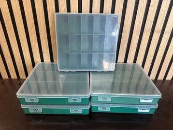Veiling - 5x TAYG 33-15 assortimentsdoos met 15 vaste vakken