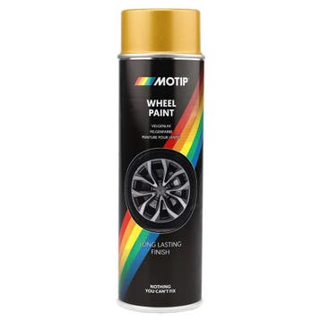 Motip Spuitlak velgenspray goud 500ml, Ophalen of Verzenden, Nieuw, MoTip