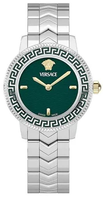 Versace VEUCA0424 V-Icon dameshorloge 30 mm, Overige merken, Staal, Verzenden, Polshorloge