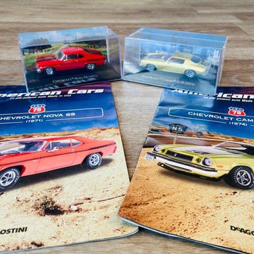 IXO 1:43 - Model coupé (2) - Chevrolet collection, Nieuw