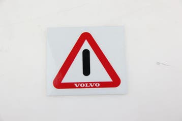 Deursticker Driehoek Volvo, Auto-onderdelen, Interieur en Bekleding, Ophalen of Verzenden, Nieuw
