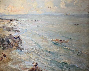 Giuseppe Casciaro (1863 - 1941) - Costa di Ischia