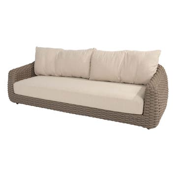4 Seasons Outdoor Maxime 3-zits lounge bank incl. 3 kussens, Nieuw