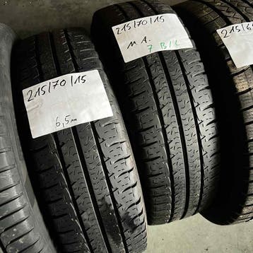 2 x Michelin 215-70-15 C Zomerbanden 6,5mm, 15 inch, Ophalen of Verzenden, Band(en), Zomerbanden