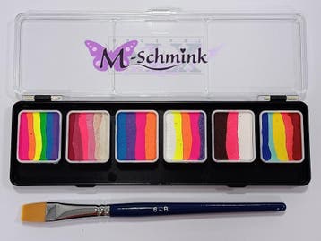 ACTIE DFX Splitcake schmink palet met Carnaval Schminken, Ophalen of Verzenden, Nieuw