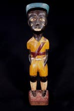 Figuur - Colon Baoulé - 41,5 cm - Ivoorkust, Antiek en Kunst