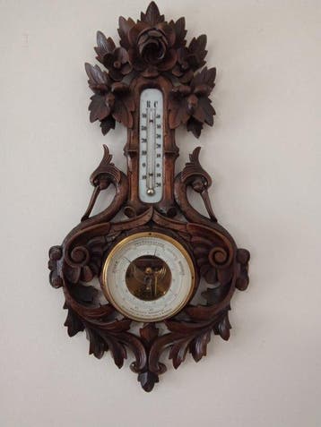 Alex vennemann aachen Aneroid barometer - Amber, Hout -