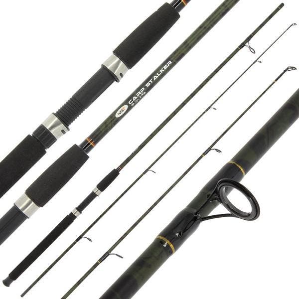 NGT Carp Stalker 2,40m (2lb) Camo, Watersport en Boten, Hengelsport | Algemeen, Overige typen, Nieuw, Verzenden
