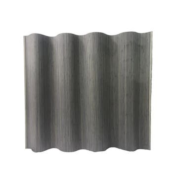 Bamboe kamerscherm donkergrijs 155 x 240 cm, Verzenden, Nieuw