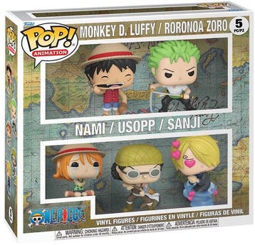 Funko Pop! - One Piece - Straw Hat Pirates 5-Pack #5 | Funko, Verzamelen, Verzenden, Nieuw