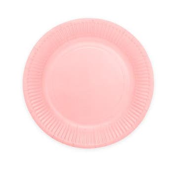 Roze borden 23cm FSC (8st), Ophalen of Verzenden, Nieuw