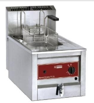 Friteuse RVS Gas | 12 Liter | Tot 190°C | Incl. Aftapkraan, Verzenden, Nieuw in verpakking