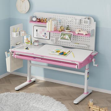 Bureau organizer Sauda wit en roze [en.casa], Verzenden, Nieuw