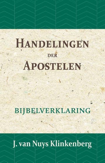 Handelingen Der Apostelen | J. Nuys Klinkenberg | Nieuw, Ophalen of Verzenden, Nieuw, J. Nuys Klinkenberg
