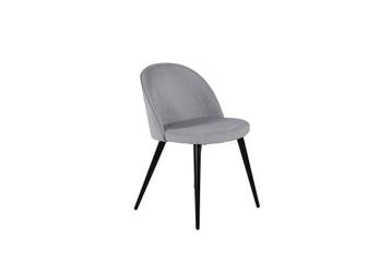 Eetkamerstoel - Meike - Lichtgrijs - Rib - Jörn, Huis en Inrichting, Stoelen, Verzenden, Nieuw