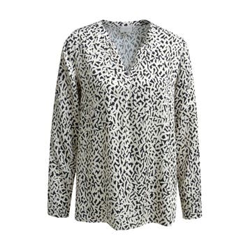 Milano Italy • tuniek in zwart met off white • 36, Kleding | Dames, Verzenden, Zwart, Maat 36 (S), Milano Italy