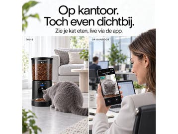 Happy Things® SmartBite - Automatische Voerbak Kat - Camera, Verzenden