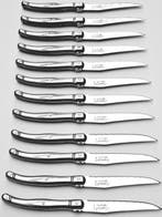 Laguiole - 12x Steak Knives - Completely Stainless Steel -