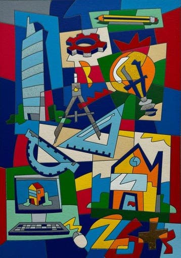 Ugo Nespolo (1941) - Constructor ad Arte