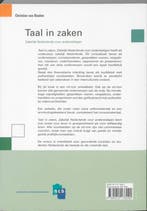 Taal in zaken 9789055176090 Christine van Baalen, Verzenden, Gelezen, Christine van Baalen