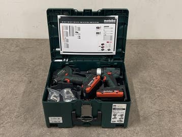 Veiling - Metabo klopboor/schroefmachine + slagschroevendraa, Nieuw