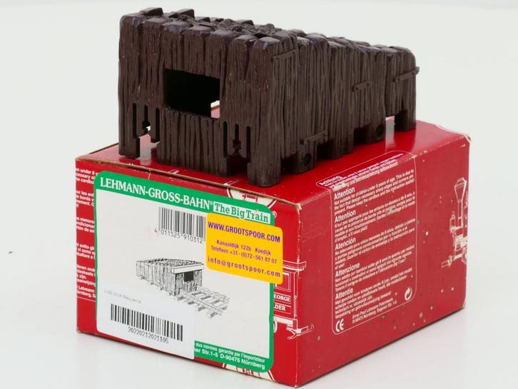 LGB 10319 Prellbock (Stootblokken en Baanovergangen), Hobby en Vrije tijd, Modeltreinen | Overige schalen, Rails, Zo goed als nieuw