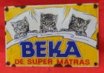 Aus Nachlass - BEKA de super matras - Emaille bord -