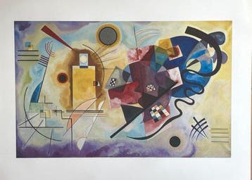 Wassily Kandinsky - Arti Grafiche Ricordi - Giallo, Rosso,, Antiek en Kunst