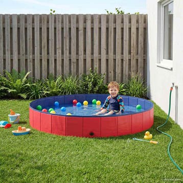 vidaXL Kinderen Zwembad Ø200 x 30 cm Rond voor Kind voor, Verzenden, Nieuw