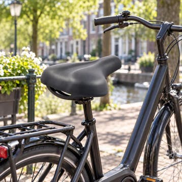 Zurigo Fietszadel zwart - city/trekking uitvoering met ha..., Ophalen of Verzenden, Nieuw, Frame