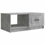vidaXL Salontafel Betongrijs 90 x 50 x 37 cm Bewerkt hout, Huis en Inrichting, Tafels | Salontafels, Verzenden, Nieuw, 50 tot 100 cm