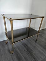 Serveerwagen - Gelakt spaanplaat - Elegante bijzettafel, Nieuw