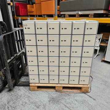 36-deurs Aestic telefoonlockers - 123x123x23 cm, Ophalen of Verzenden, Nieuw
