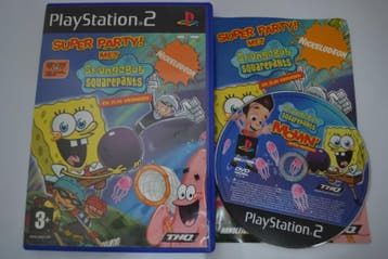 Super Party met SpongeBob SquarePants En Zijn Vrienden (PS2, Verzenden, Zo goed als nieuw