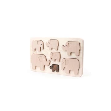 Bajo houten vormenpuzzel Olifanten  van €40,99 voor €20,49, Ophalen of Verzenden, Nieuw