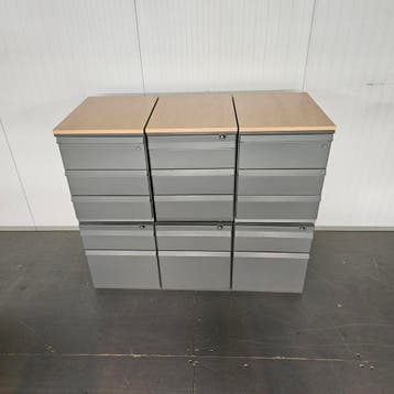 Ahrend 6-delig ladeblok met 15 lades - 106x129x57 cm, Huis en Inrichting, Ophalen of Verzenden, Nieuw