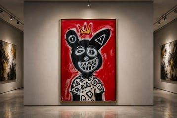 Timo Wedell - The Laughing Crown - XXL - Hommage Basquiat
