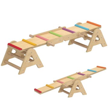 TRUUSK 2-in-1 Balance Wip voor Kinderen - Zwevende Balk van, Verzenden, Nieuw