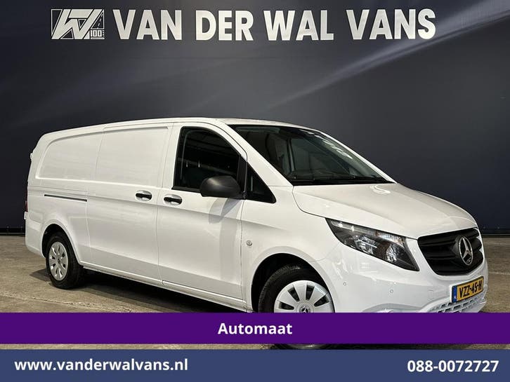 Mercedes-Benz Vito L3 H1 | Lease vanaf 547,- p/mnd, Auto's, Mercedes-Benz, Dealer onderhouden, Te koop, Automaat, Diesel, Wit