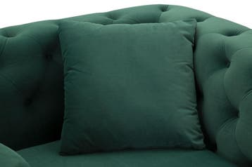 FAUTEUIL EMY GROEN MET KUSSEN CM 104X83X76 - 14282600PV, Huis en Inrichting, Fauteuils, Ophalen of Verzenden, Nieuw