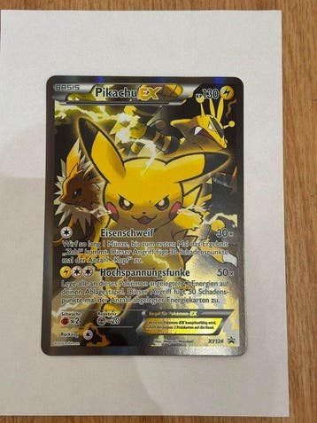 Pokémon - 1 Card - Pikachu XY124 Foil, Full art - XY - XY, Nieuw