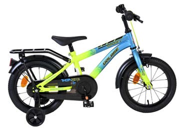 Volare Thombike Kinderfiets - Jongens - 14 inch - Blauw Geel, Fietsen en Brommers, Verzenden, Nieuw