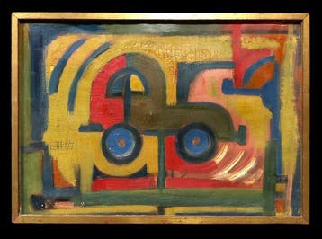 Constructivist School (c. 1950) - Diesel and Dialectics, Antiek en Kunst, Kunst | Schilderijen | Klassiek