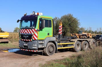 Veiling: Haakarmsysteem Vrachtwagen MAN TGS 35.440 Diesel 44, MAN, Groen, BTW verrekenbaar, Handgeschakeld