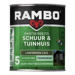 Rambo Pantserbeits Schuur & Tuinhuis Zijdeglans Loofgroen, Verzenden, Nieuw, Beits, Minder dan 5 liter