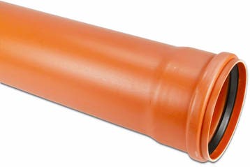 Rioleringsbuis + manch roodbr.-160 x 4,7 mm, SN8, l = 5 m, Verzenden, Nieuw