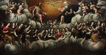 École du Pérou (c. 1750) - La Cour Céleste - XL